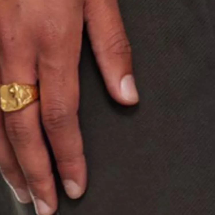 Alighieri Recycled 925 Silver Rings Men's Gold-2