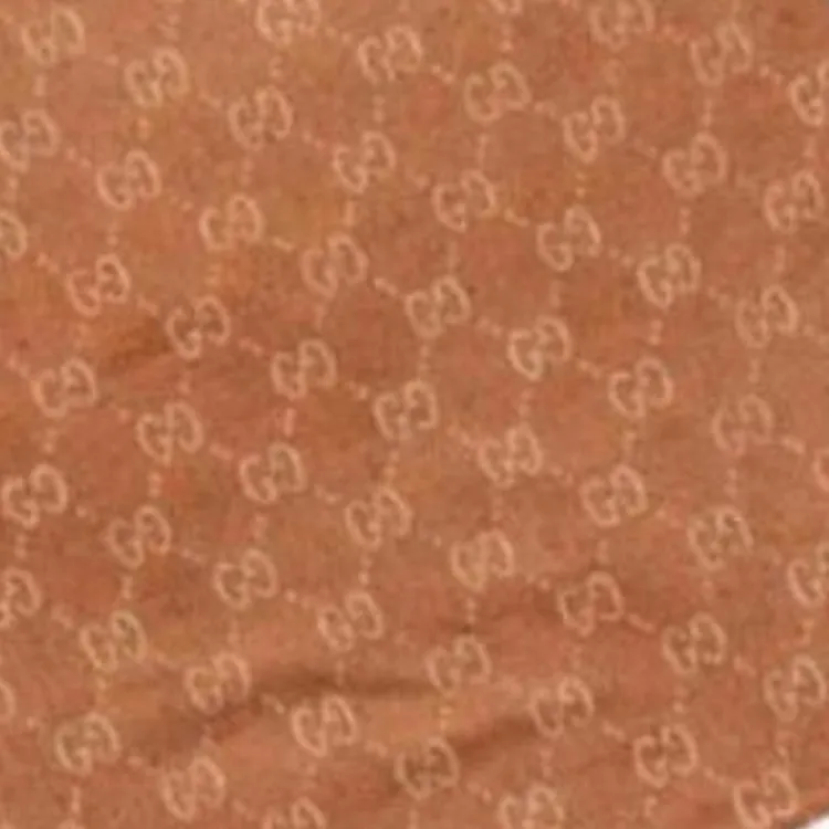 GUCCI Wool Knit Scarves Women's Brown-2