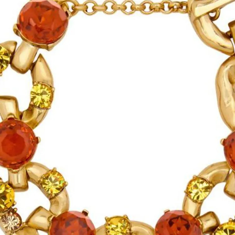 Oscar De La Renta Scramble Chain link Bracelet-2