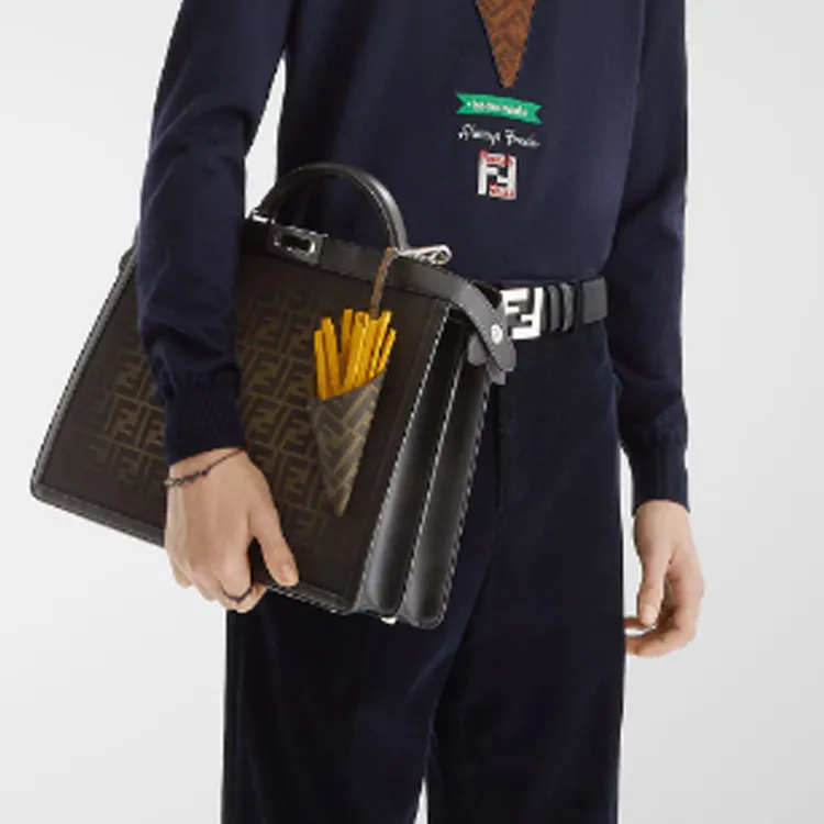 FENDI FENDIlicious Logo Detailed Charm-3