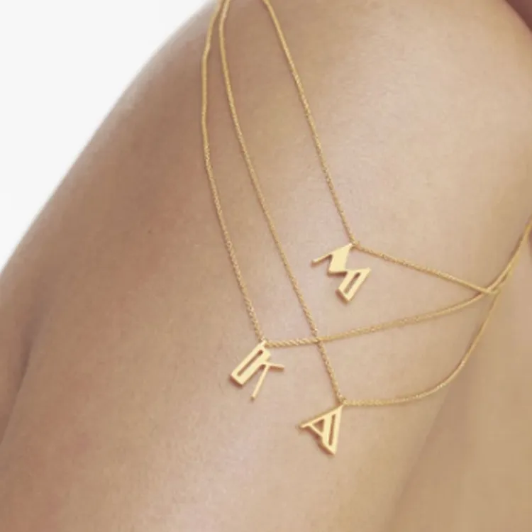 Monica Vinader M Adjustable Necklace-3