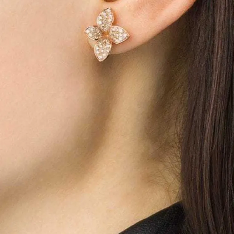 Pasquale Bruni 18kt Rose Gold Diamond Petit Garden Earrings-1