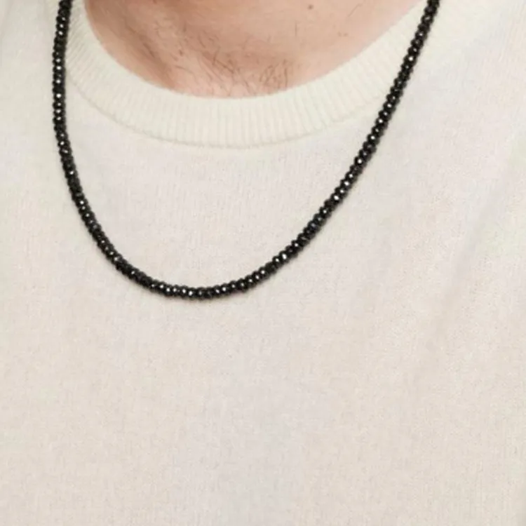 David Yurman Sterling Silver Spiritual Beads Necklace 5mm-2