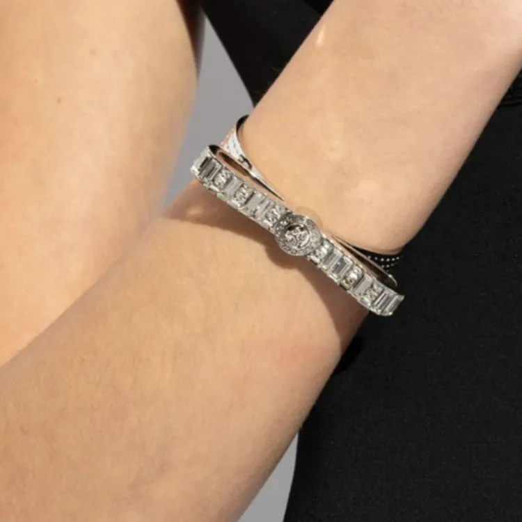 VERSACE Medusa Crystal embellished Bracelet-3