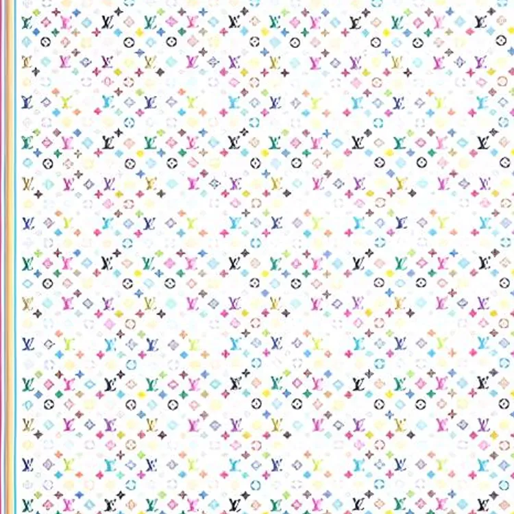 LOUIS VUITTON Lv X Tm Monogram Multicolor Shawl-2