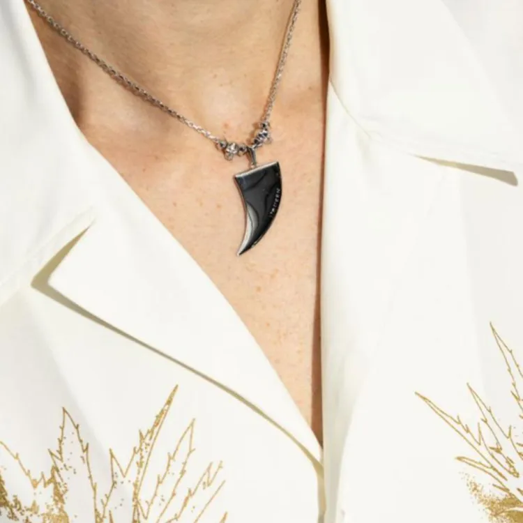 Alexander McQueen Charm detail Necklace-2