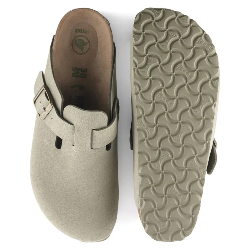 Birkenstock EVA Abrasion Resistant Closed Toe Slippers Unisex Khaki Narrow-6