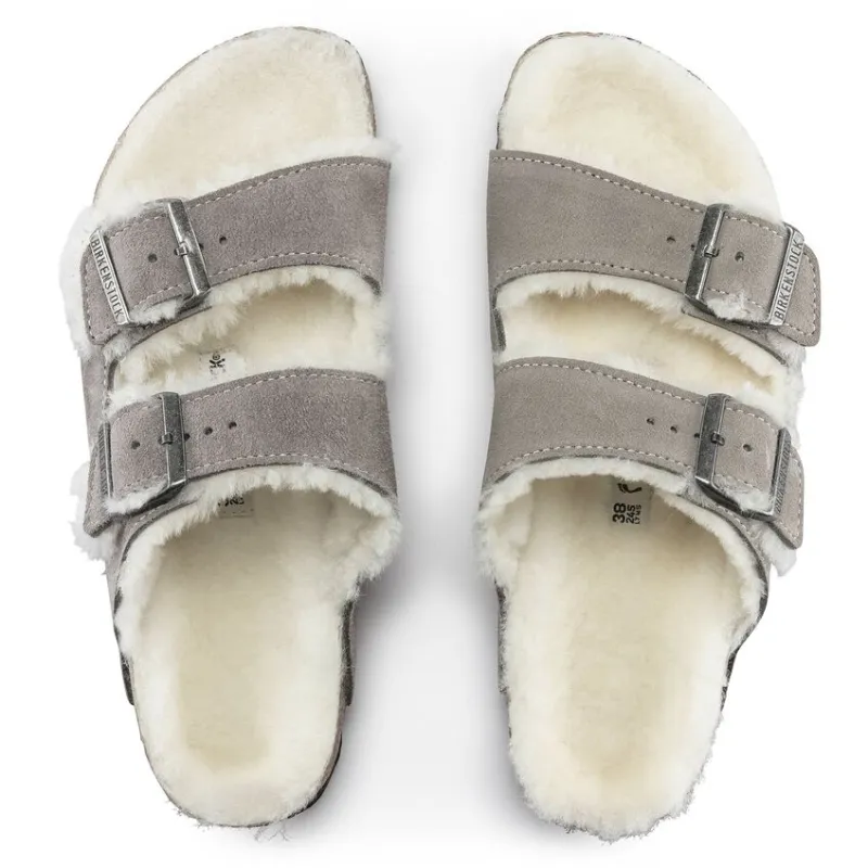 Birkenstock Arizona Shearling Sandals-5