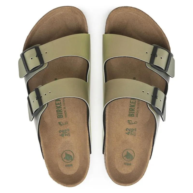 Birkenstock Arizona Series Slip-Resistant Slide Slippers Men's Softwood Brown Regular-3