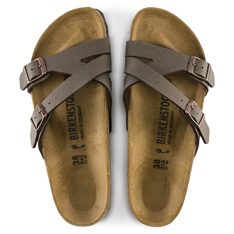 Birkenstock Yao EVA Slip-Resistant Slide Slippers Women's Mocha Regular-3