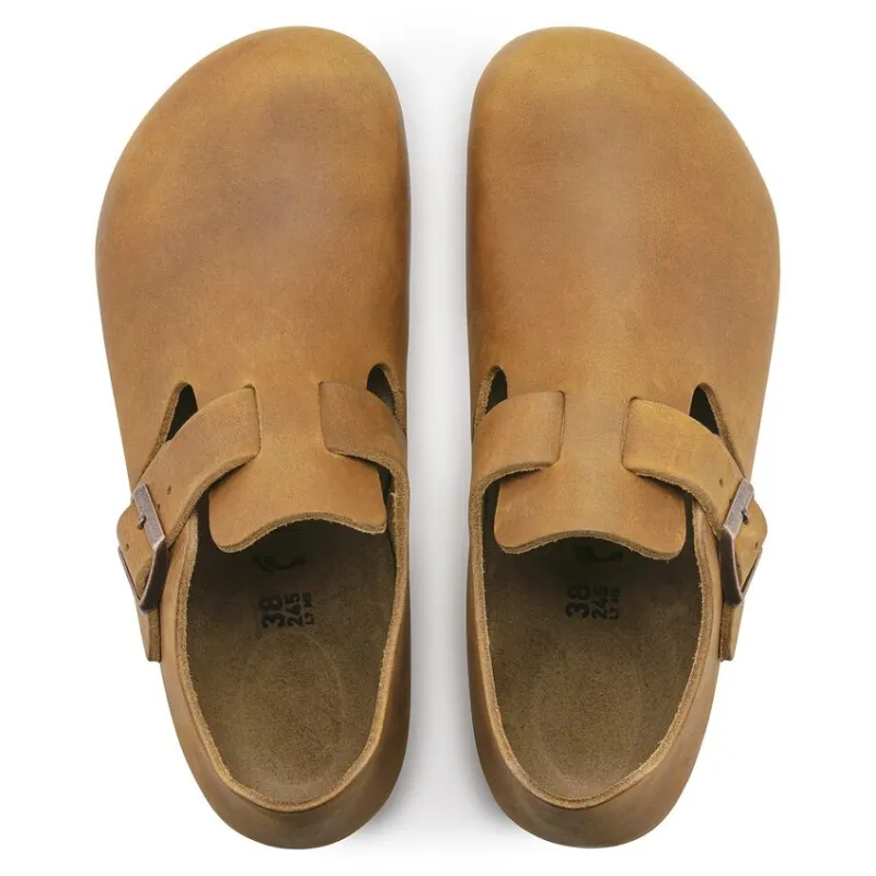 Birkenstock London Series Low-Top Casual Shoes Unisex Ginger Brown Narrow Fit-3