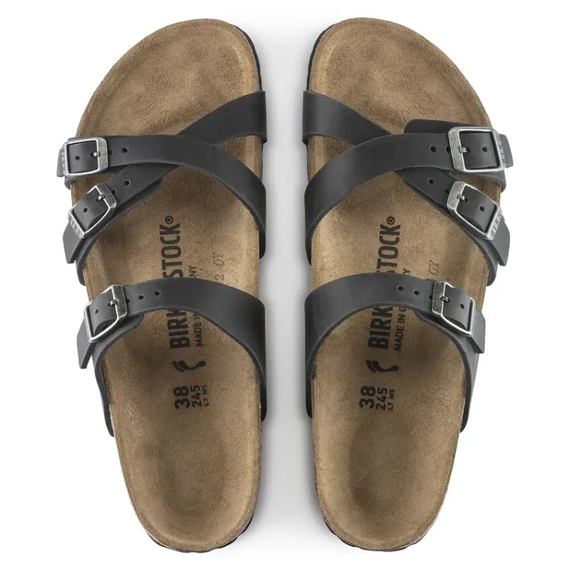 Birkenstock Franca EVA Slip Resistant Slide Slippers Women's Black Regular-3