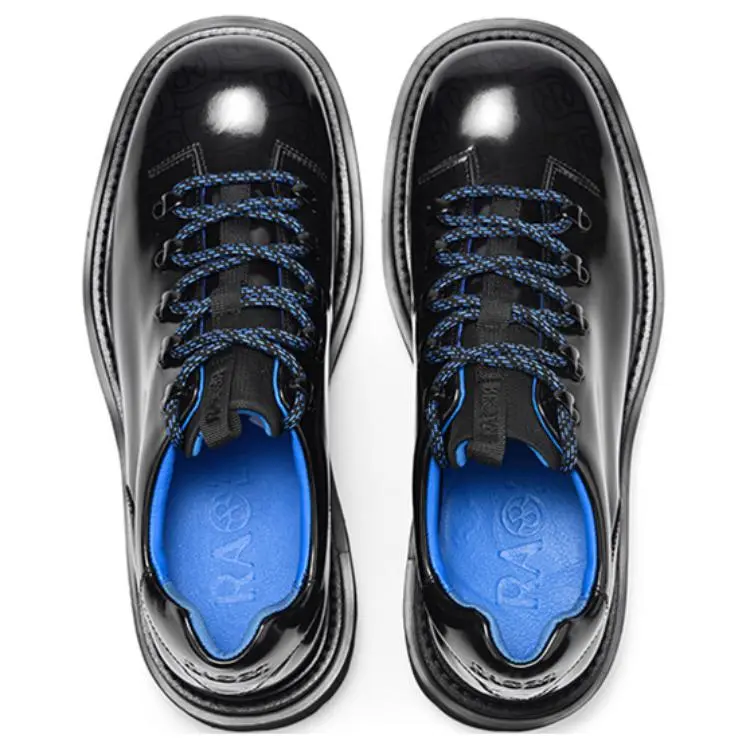RARE Casual Shoes Men's Black Blue-3