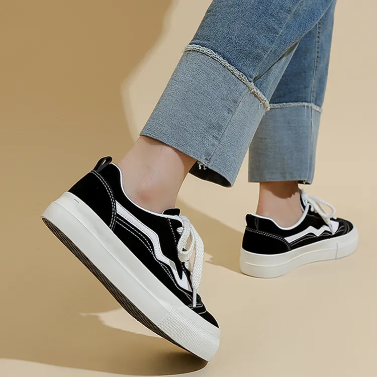 FCS Anti-Slip Wear-Resistant Breathable Lightweight Low-Top Canvas Shoes Women's-1