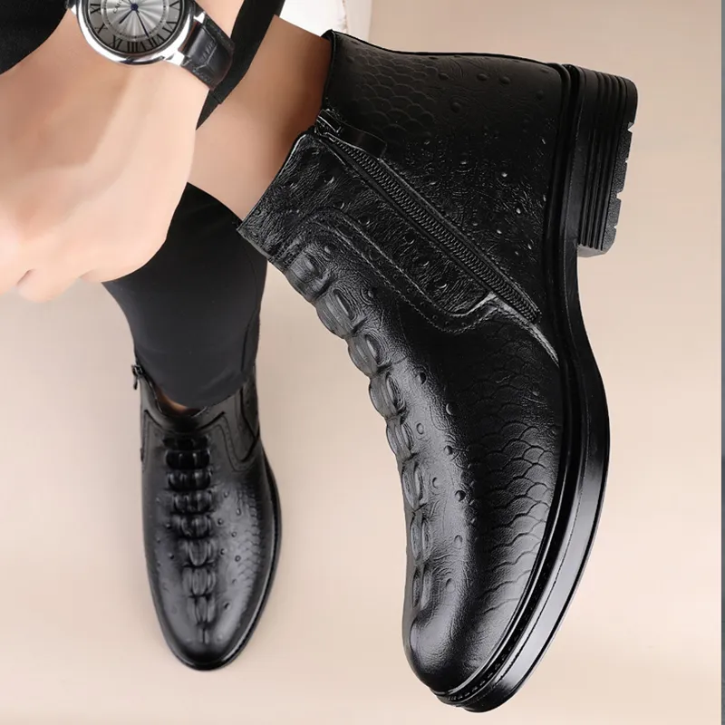 LAORENTOU Ankle Boots Men's Black-2