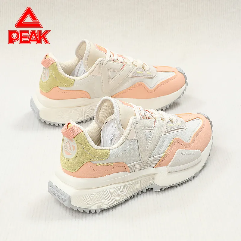 PEAK Low-Top Casual Shoes Women's White-3