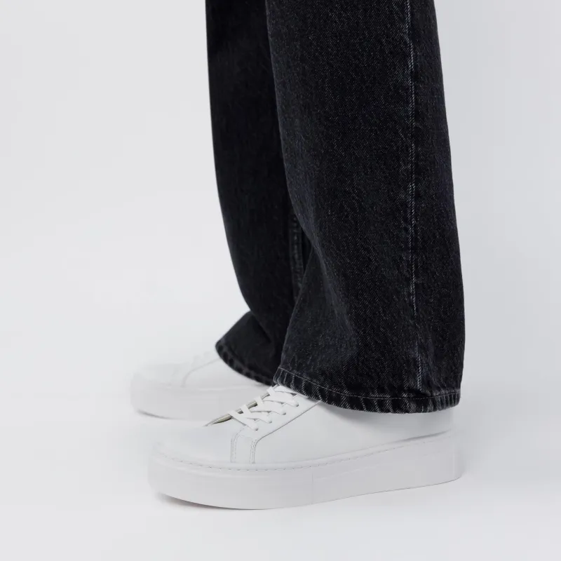 VAGABOND SHOEMAKERS Zoe Platform Low-Top Skateboard Shoes Women's White-4