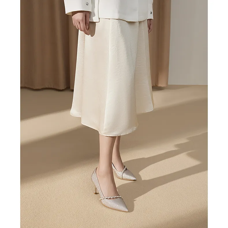 C°BANNER Slim Heel High Heels 7.5cm Women's-3