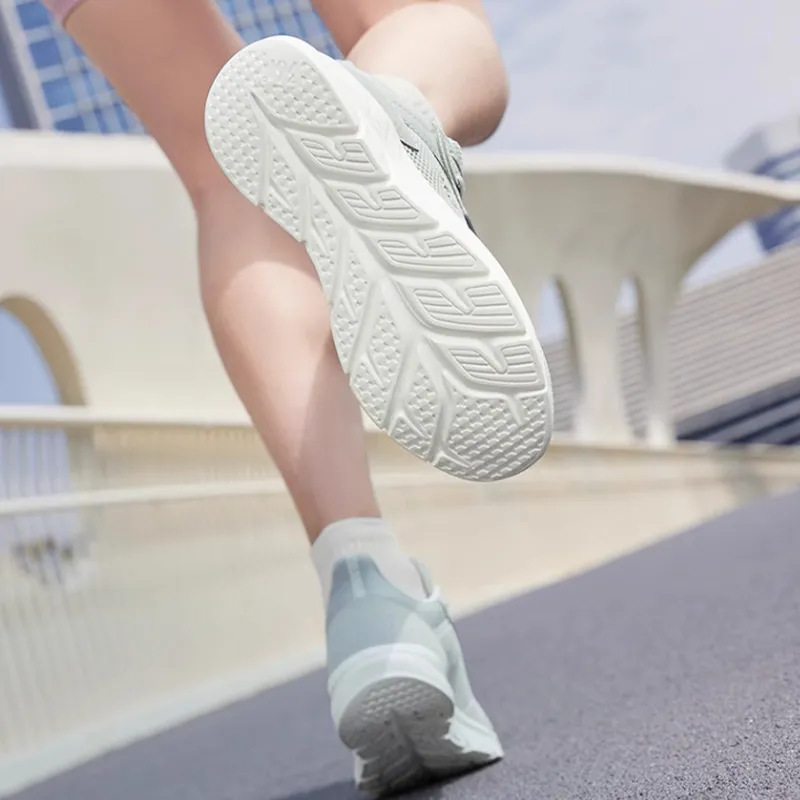 361° Cushioning Low Top Running Shoes Women's Gray-3