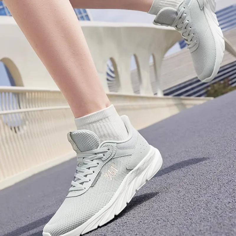 361° Cushioning Low Top Running Shoes Women's Gray-2