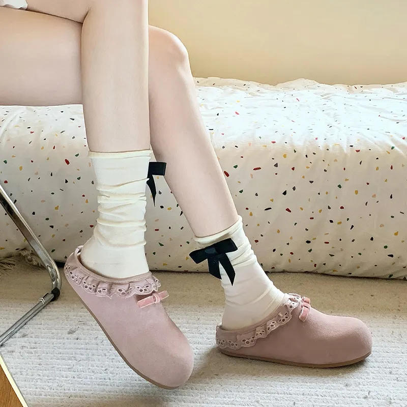 Wonderful Couple Rubber Sole Slip Resistant Closed Toe Slippers Women's-3
