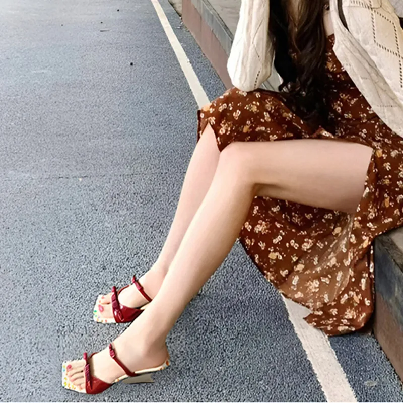 Wonderful Couple Rubber Sole Slip Resistant Slide Slippers Women's-4