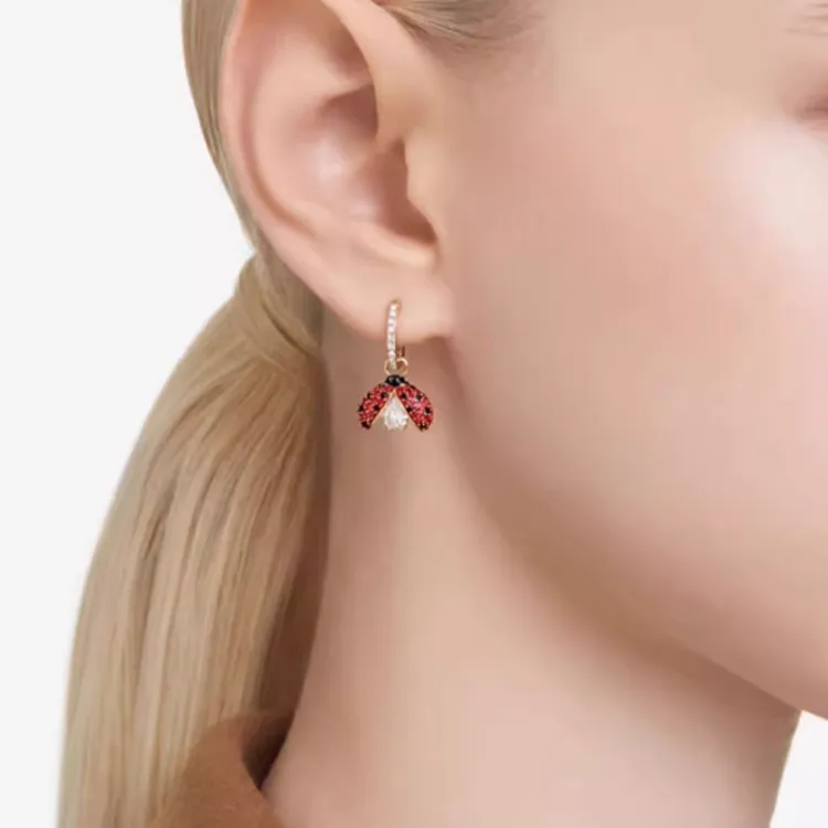 Swarovski Gold-Plated Earrings Women's Multicolor-2