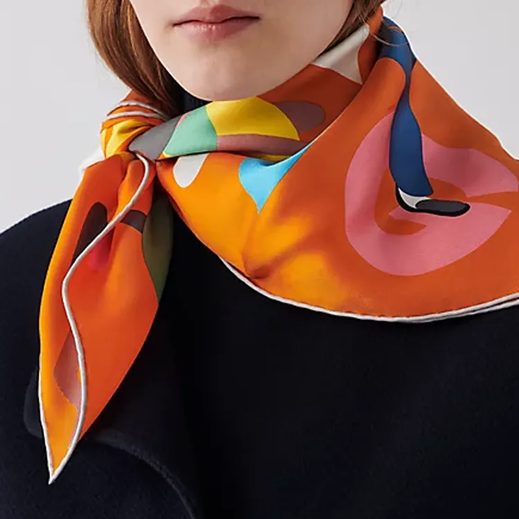 HERMES Kelly Silk Scarves Women's Multicolor-1