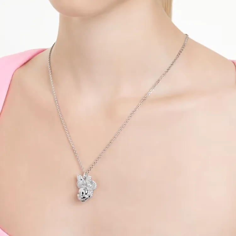 Swarovski Disney Crystal Necklaces Women's Silver-3