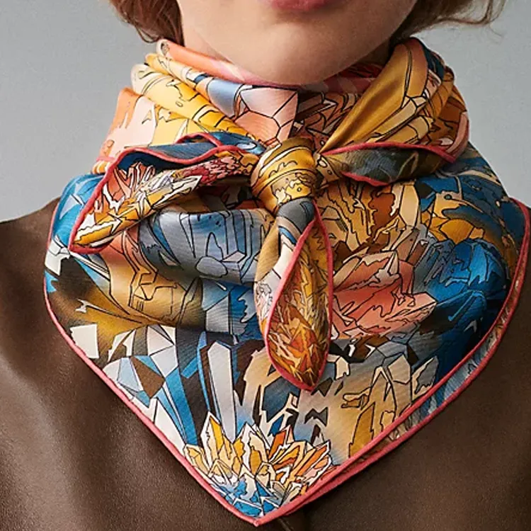 HERMES Silk Scarves Women's Multicolor-3