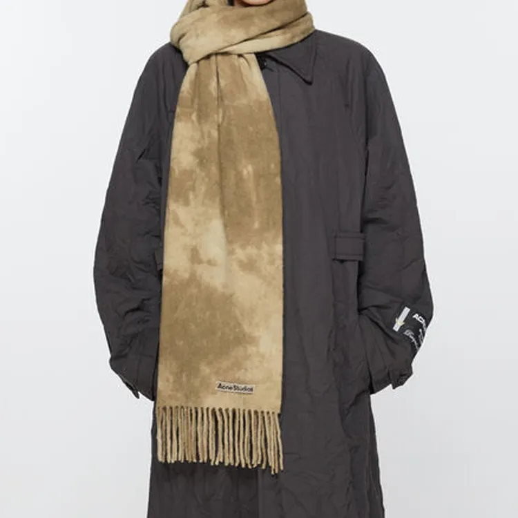 Acne Studios Logo appliqué Wool Scarf-1