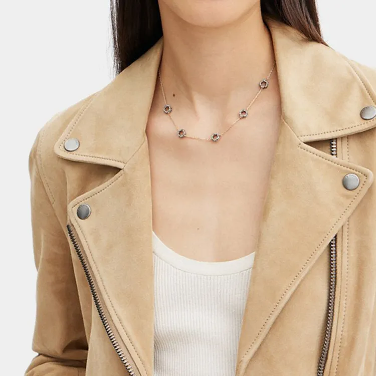 COACH Brass, Copper Necklaces Women's Silver-2