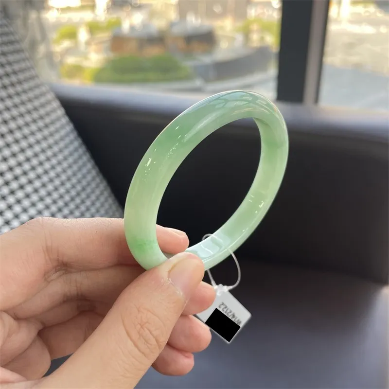 Cui Hengxiang Glutinous Jade Jadeite Bangles Women's-4