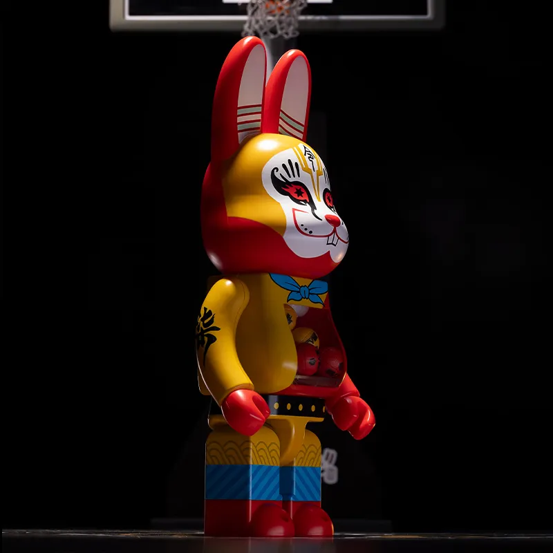 BE@RBRICK X The King Of Underdogs 400%100% Seven Years Of Victory General Of Conquest Trendy Figures 7/28cm-12