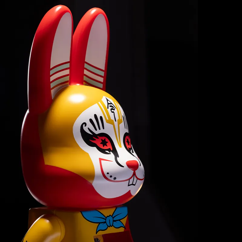 BE@RBRICK X The King Of Underdogs 400%100% Seven Years Of Victory General Of Conquest Trendy Figures 7/28cm-13