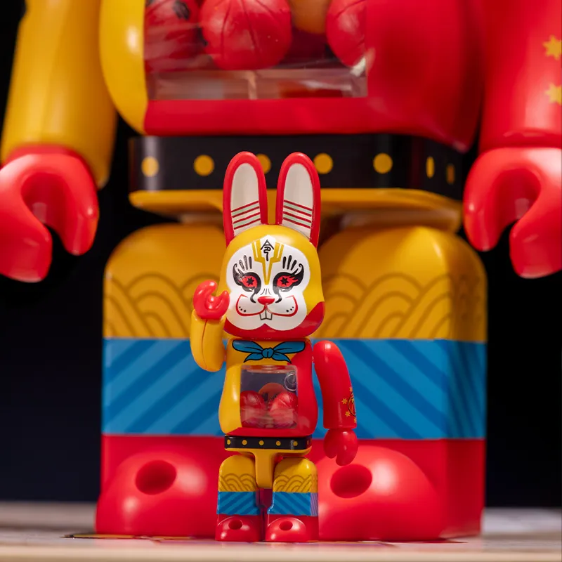 BE@RBRICK X The King Of Underdogs 400%100% Seven Years Of Victory General Of Conquest Trendy Figures 7/28cm-8
