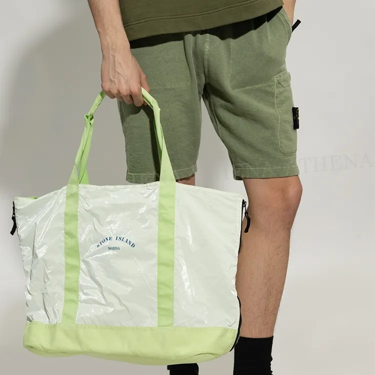 STONE ISLAND Polyamide Handbag Shoulder Bag Men's Green-4