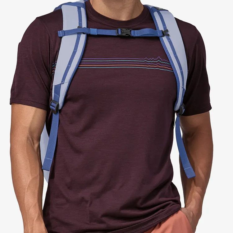 Patagonia Recycled Polyester Backpack Unisex Light Purple-4