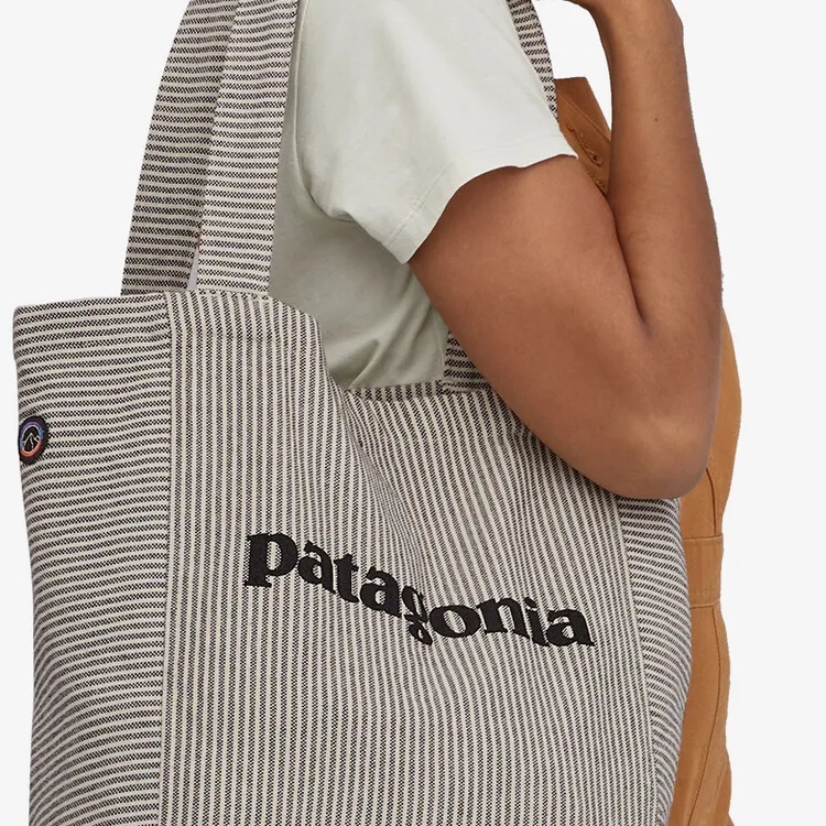 Patagonia 17L Handbag, Shoulder Bag, Outdoor Bag Recycled Polyester Gray Women's-3