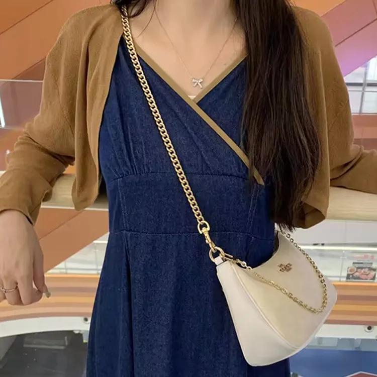 Lan Bao Fan Alloy Metal Versatile Trendy Women's Gold-Tone-2