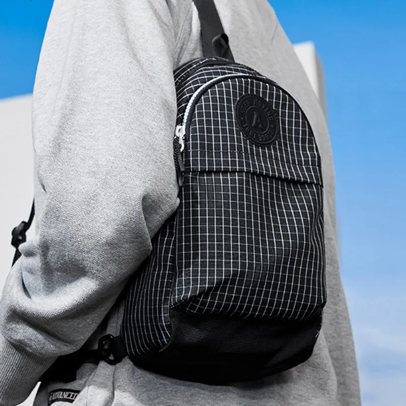 Anta PU Crossbody Bag Regular Unisex Basic Black-3