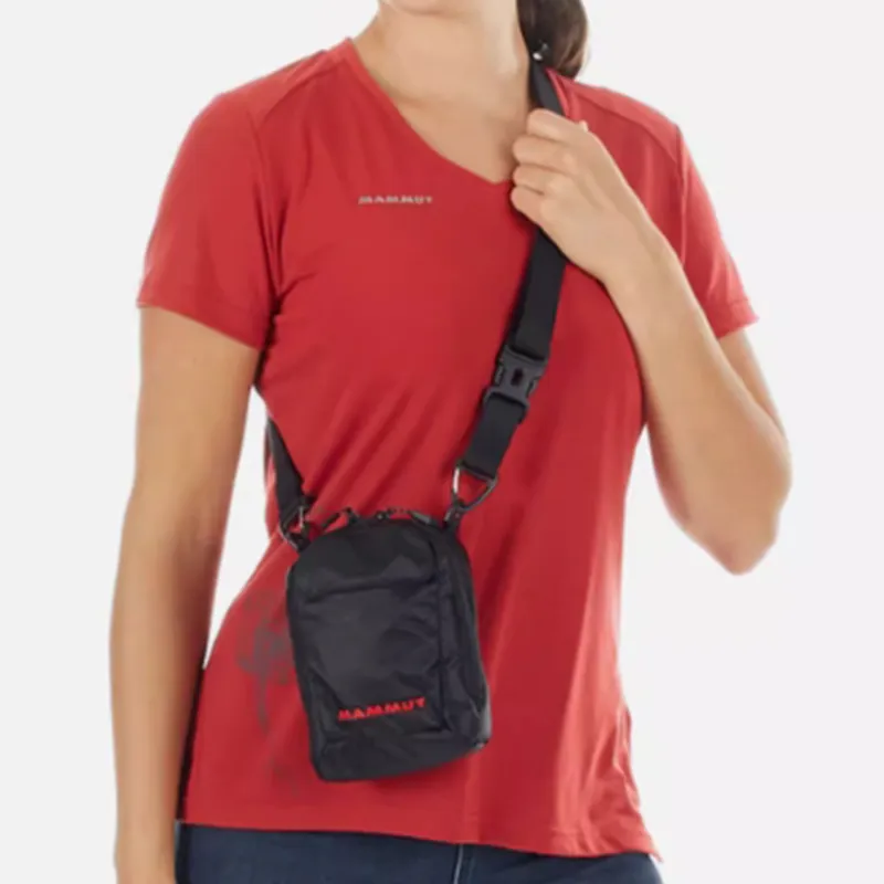 MAMMUT Nylon Crossbody Bag Shoulder Bag Regular Unisex Black-6