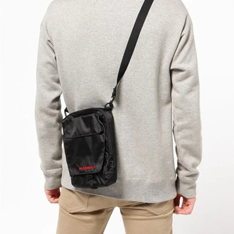 MAMMUT Nylon Crossbody Bag Shoulder Bag Regular Unisex Black-4