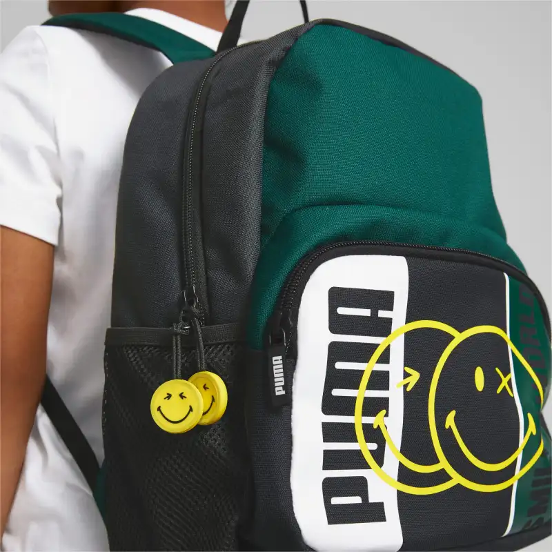 PUMA SMILEYWORLD Collaboration Fabric Backpack Men's Green-3
