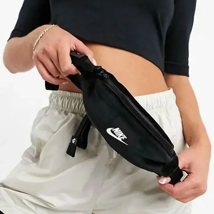 Nike Polyester Fanny Pack Regular Unisex Black-4