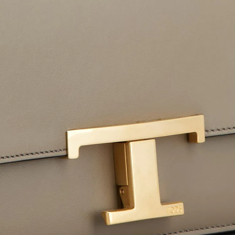 TOD'S T Timeless Logo Plaque Shoulder Bag-5