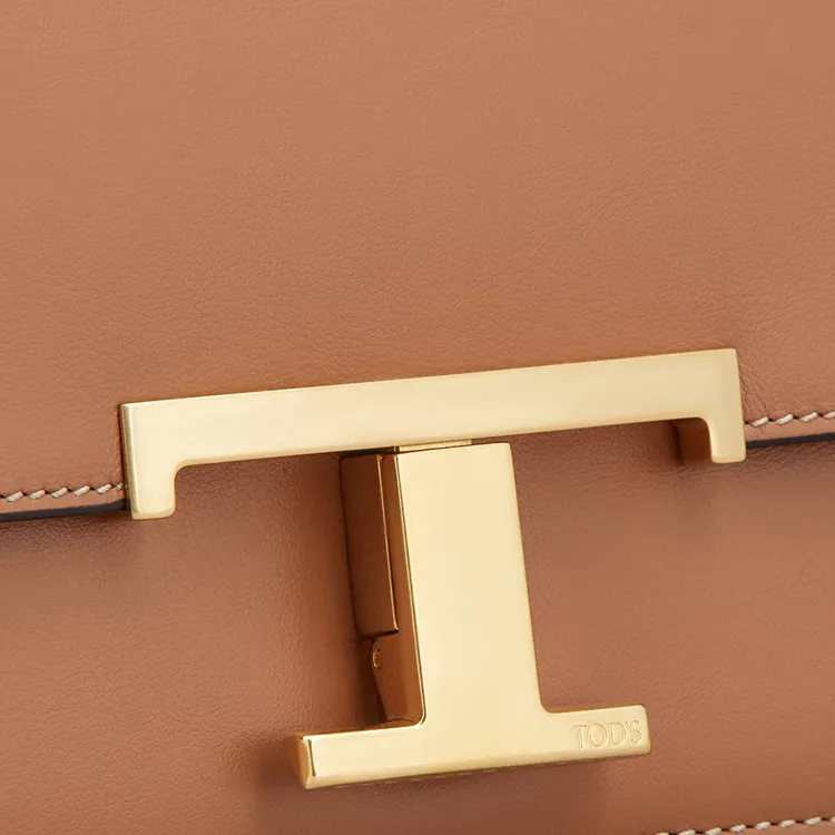 TOD'S T Timeless Logo Plaque Shoulder Bag-5