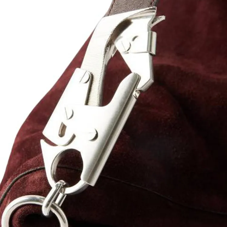 Burberry Leather Suede Bonded Shoulder Bag Crossbody Bag Women's Brown-2