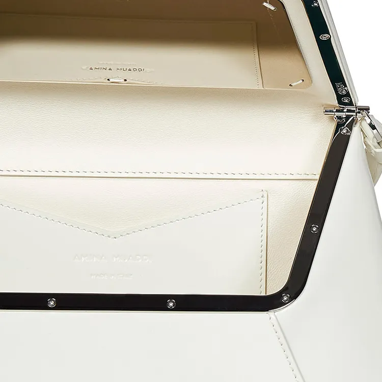 AMINA MUADDI Cow Leather Handbag, Shoulder Bag Women's Almond-3