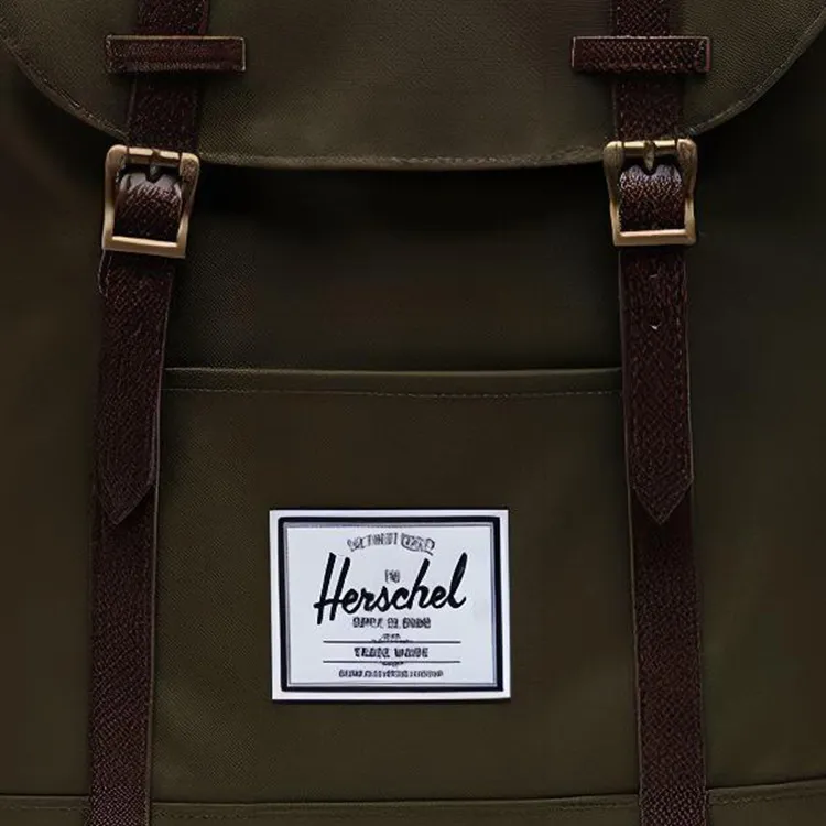 Herschel Polyester Backpack Regular Men's Army Green-5